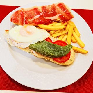 Bocadillo Serranito Pollo