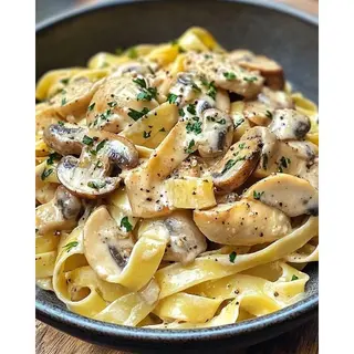 Tagliatelle Poulet Champignon