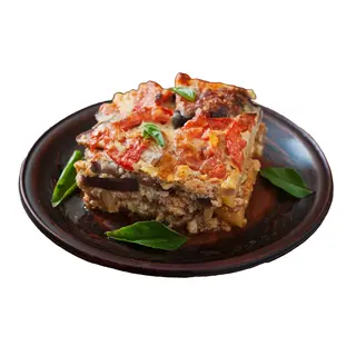 Moussaka de berenjena con carne. 400grs.