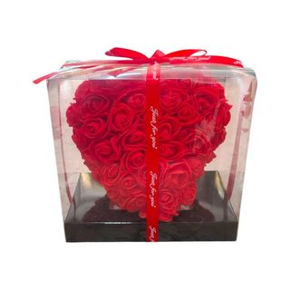 Coração rosas de espuma | Vermelho