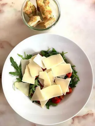 Rucola e Cogumelos