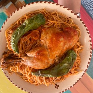 Spaghetti poulet 