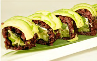 Black vegan roll