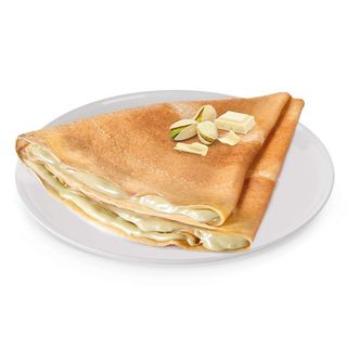Crepes cu ciocolată albă și fistic