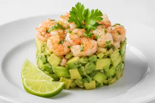 Tartare D’avocat Aux Crevettes