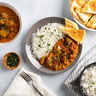 Chicken Tikka Massala  Com naan.