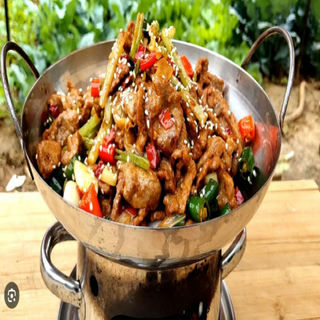 Vitello alla scodella di fuoco (piccante)