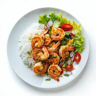 Duże krewetki chrupiące po tajsku 350g