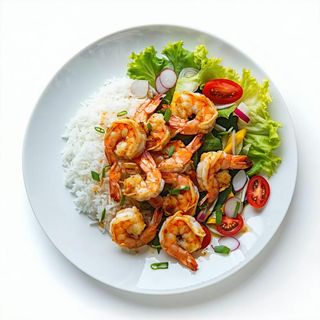 Duże krewetki chrupiące po tajsku 350g