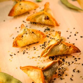 Gyozas de Edamame y Trufa.