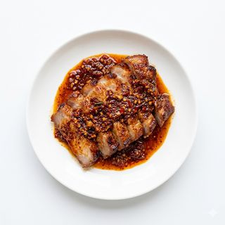 Cerdo Con Salsa Picante