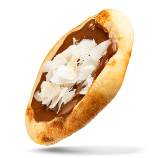 80. Esfirra de Chocolate ao Leite com Coco