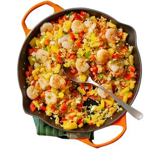 Wok Crevettes Ananas