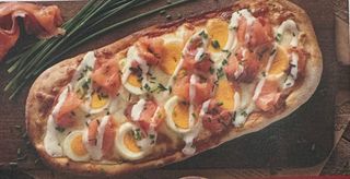 Pizza Salmón- 34 cm.