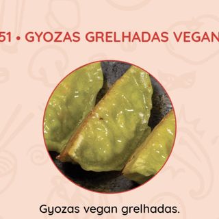 Gyozas Grelhadas Vegan