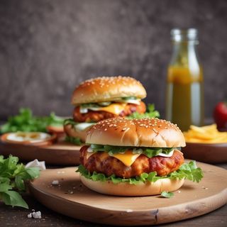 ქათმის ბურგერი