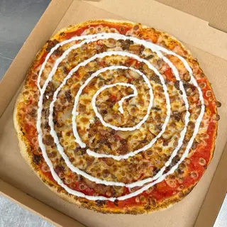 Pizza BBQ Burguer (30 Cm.)