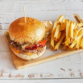 Double Smash Cheeseburger