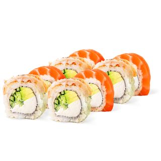 Філадельфія з лососем та креветками