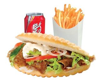 1. Doner Especial + Batata + Bebida