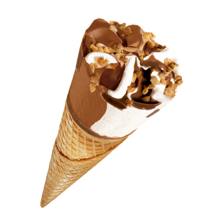 173. Helado De Cono Chocolate Y Nata