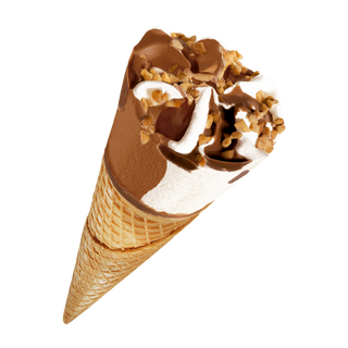 173. Helado De Cono Chocolate Y Nata