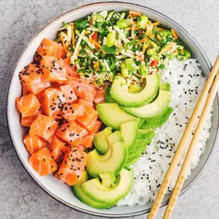 Rice  Salmón Healthy Bowl