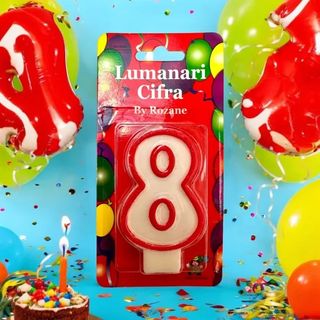 Lumanare cifra 8