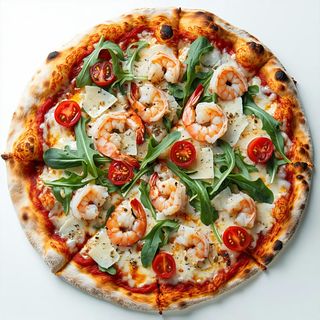 Pizza gamberetta