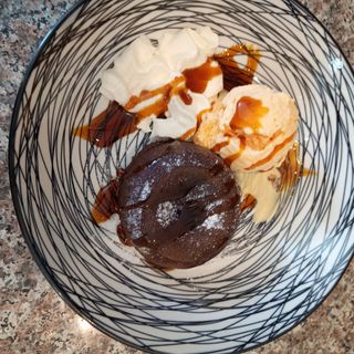 Coulant de chocolate negro 
