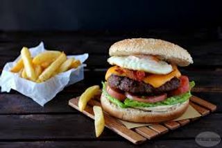 Hamburger missouri e patatine