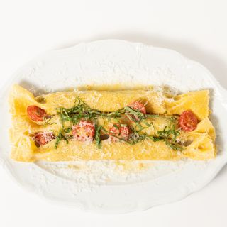 РАВИОЛИ С ЛОСОСЕМ И ШПИНАТОМ