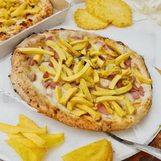 Wurstel con patate fritte