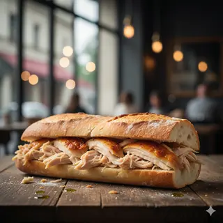 Bocadillo de pollo