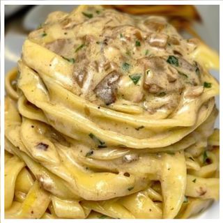 Фетучини с манатарки