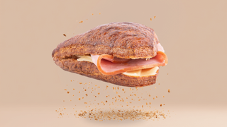 Crusty z szynką i serem