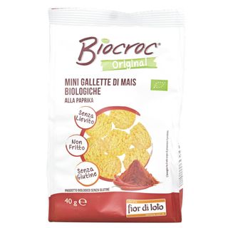 Biocroc Mini Gallette Mais PAPRIKA 40 gr