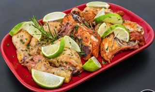 Panados perú c/bat frita e arroz 1 pessoa