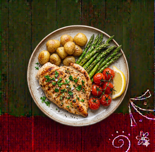 Plat Escalope Poulet Grillé
