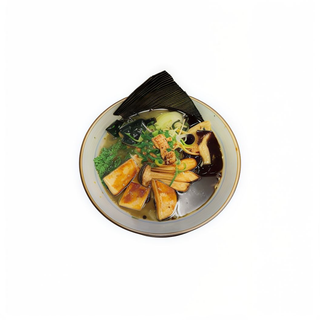 Black Garlic Tofu Miso Ramen
