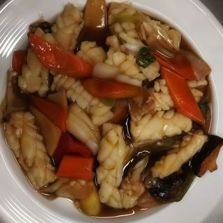 Rizo de Calamár con Soja