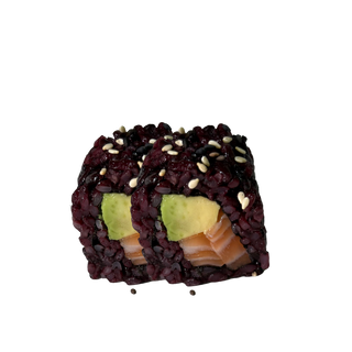 114. Uramaki De Salmón Clasico (4 Pzs.)