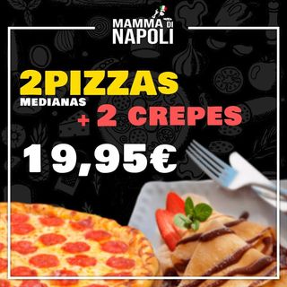 Ofertas pizza con crepes