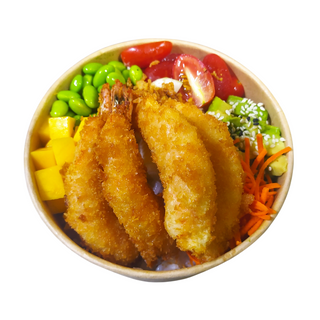 Poke bawl crevette pané