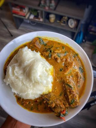 Ogbono Soup+Swallow+ Protein