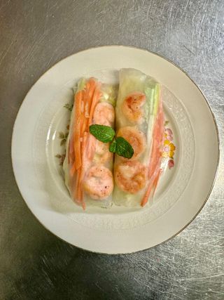 Involtini primavera con gamberi 2pz