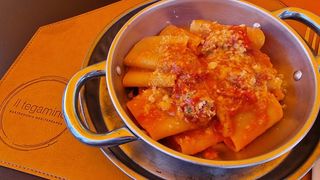Paccheri con baccalà 
