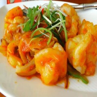 Langostinos Curry