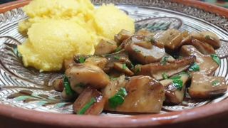 Porcini polenta