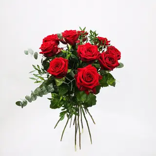 Buchet 11 trandafiri rosii